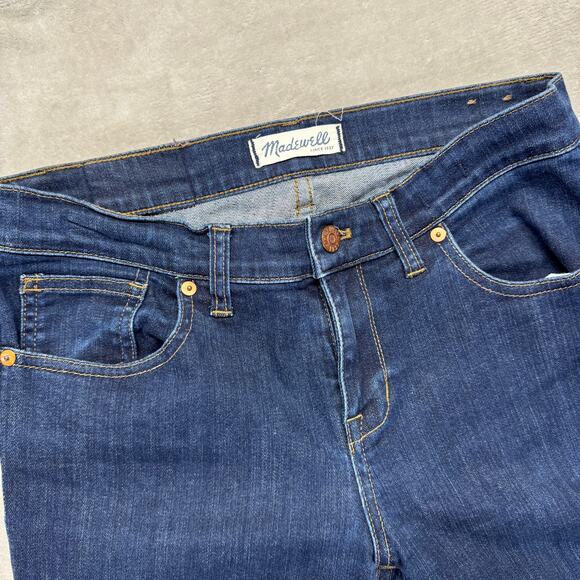 Madewell Jeans‎ Womens 28 Dark Wash Blue Denim Skinny Skinny No Distressing 27" - Picture 1 of 12